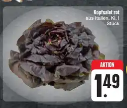 E-Center Kopfsalat rot Angebot