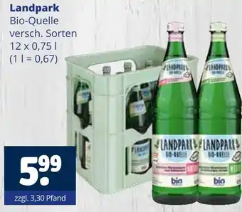 Getränkewelt Landpark bio-quelle Angebot