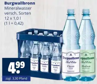 Getränkewelt Burgwallbronn mineralwasser Angebot