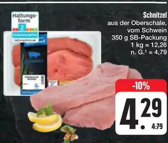 E-Center Metzgerfrisch schnitzel Angebot