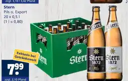 Getränkewelt Stern pils o. export Angebot