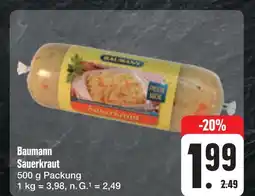 E-Center Baumann sauerkraut Angebot