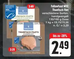 E-Center Followfood msc thunfisch filet Angebot