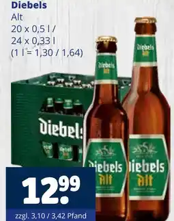 Getränkewelt Diebels alt Angebot