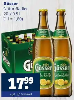 Getränkewelt Gösser natur radler Angebot