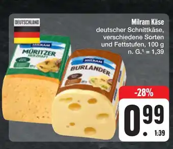 E-Center Milram käse Angebot