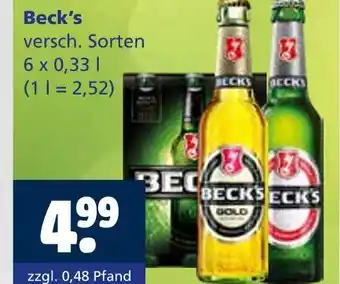 Getränkewelt Beck’s Angebot