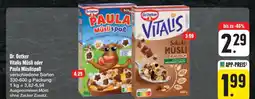 E-Center Dr. oetker vitalis müsli oder paula müslispaß Angebot