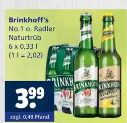 Getränkewelt Brinkhoff's no.1 oder radler naturtrüb Angebot