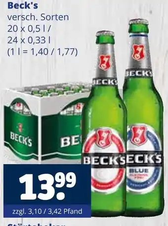 Getränkewelt Beck's beck's Angebot