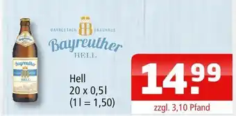 Getränke Oase Bayreuther brauhaus hell Angebot