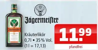 Getränke Oase Jägermeister kräuterlikör Angebot