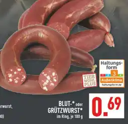 Marktkauf Tierwohl plus blut- oder grützwurst Angebot