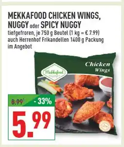 Marktkauf Mekkafood chicken wings, nuggy oder spicy nuggy Angebot