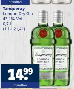 Getränkewelt Tanqueray london dry gin Angebot