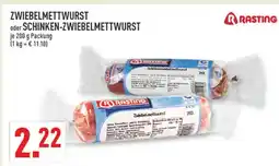 Marktkauf Rasting zwiebelmettwurst oder schinken-zwiebelmettwurst Angebot