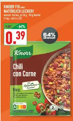 Marktkauf Knorr fix oder natürlich lecker! Angebot