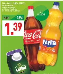 Marktkauf Coca-cola, fanta, sprite coca-cola, fanta, sprite Angebot