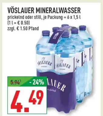 Marktkauf Vöslauer mineralwasser Angebot