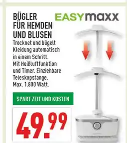 Marktkauf Easymaxx bügler für hemden und blusen Angebot