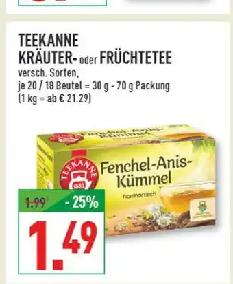 Marktkauf Teekanne fenchel-anis-kümmel Angebot