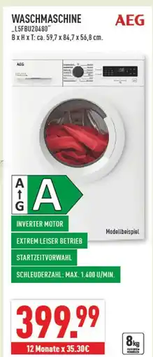 Marktkauf Aeg waschmaschine Angebot