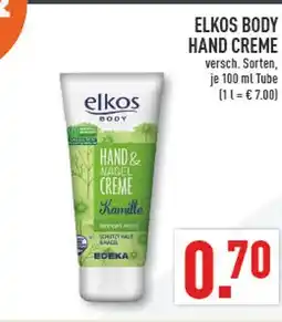 Marktkauf Elkos body elkos body hand creme Angebot