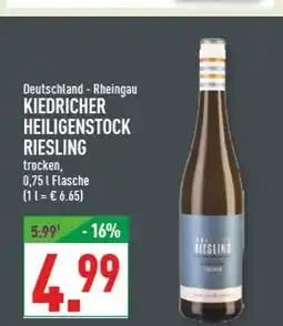 Marktkauf Deutschland - rheingau kiedricher heiligenstock riesling Angebot