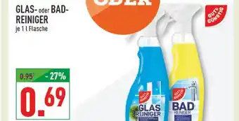 Marktkauf Gut & günstig glas- oder bad-reiniger Angebot