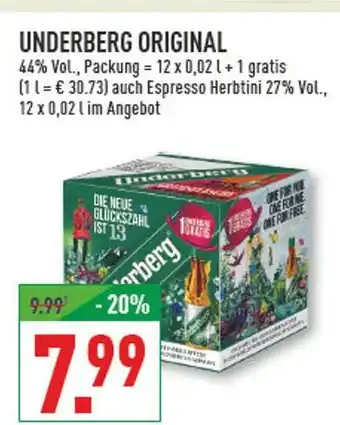 Marktkauf Underberg original Angebot