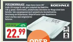 Marktkauf Soehnle personenwaage shape sense conrol 200 Angebot