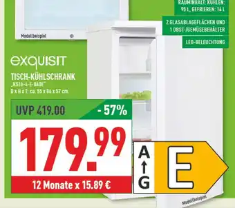 Marktkauf Exquisit tisch-kühlschrank Angebot