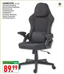 Marktkauf Deltafox gaming gamingstuhl dc 130 Angebot