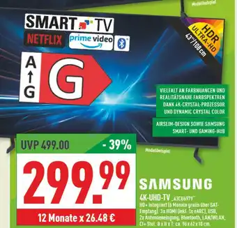 Marktkauf Samsung smart tv Angebot