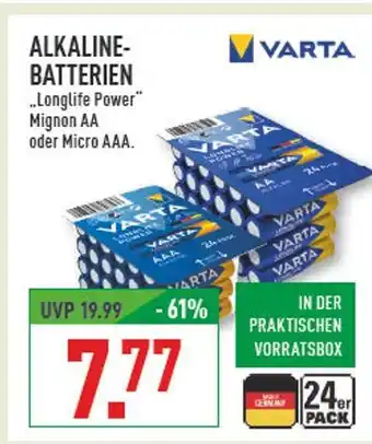 Marktkauf Varta longlife power Angebot