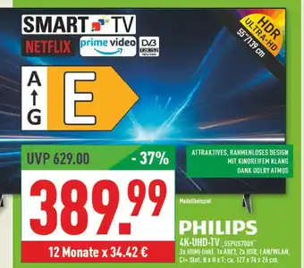 Marktkauf Philips 4k-uhd-tv „55pus7009“ Angebot