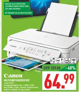 Marktkauf Canon multifunktionsdrucker Angebot