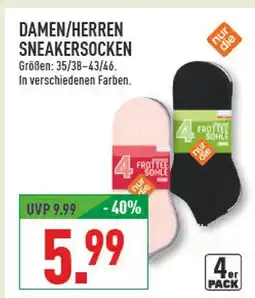 Marktkauf Nur die damen/herren sneakersocken Angebot