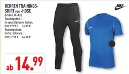 Marktkauf Nike herren trainings-shirt oder -hose Angebot