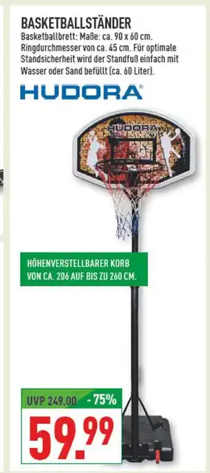 Marktkauf Hudora basketballständer Angebot