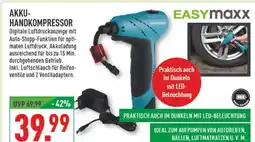 Marktkauf Easymaxx akku-handkompressor Angebot