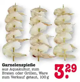 E-Center Garnelenspieße Angebot