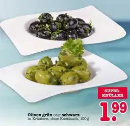 E-Center Oliven grün oder schwarz Angebot