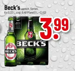 trinkgut Beck's malztrunk Angebot