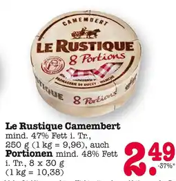 E-Center Le rustique camembert Angebot