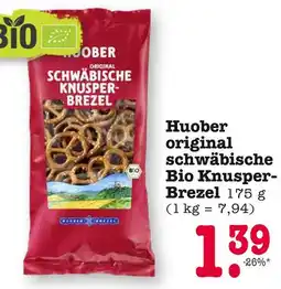 E-Center Original huober schwäbische bio knusper-brezel Angebot