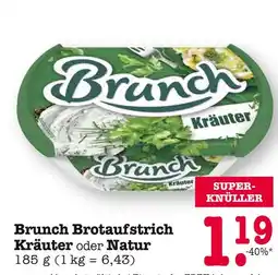 E-Center Brunch brotaufstrich kräuter oder natur Angebot