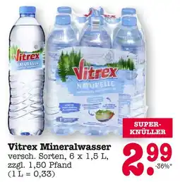 E-Center Vitrex mineralwasser Angebot