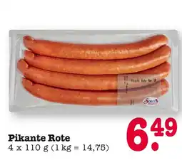 E-Center Pikante rote Angebot