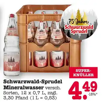 E-Center Schwarzwald-sprudel mineralwasser Angebot